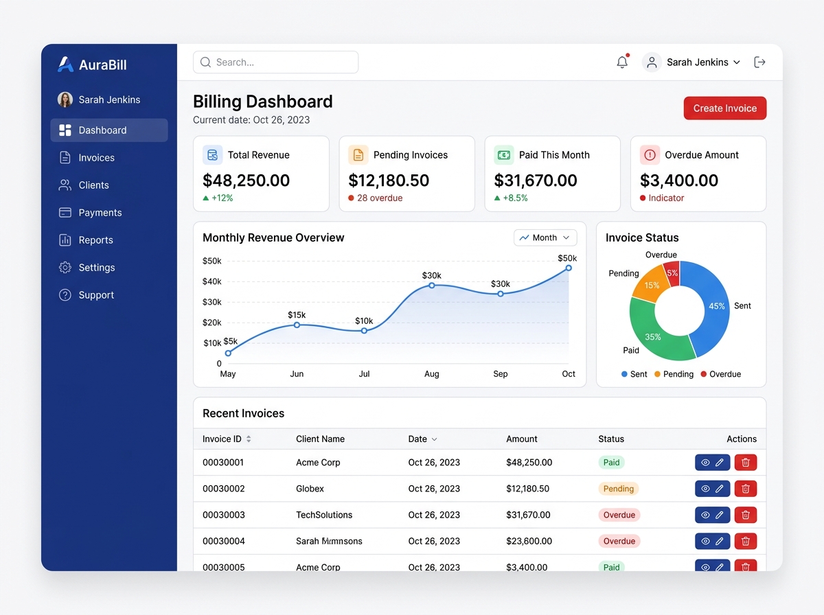Dashboard Mockup